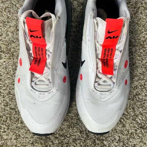 Nike Air Max Up Black Platinum White Sneakers - Men’s Size 7 - Picture 2 of 9